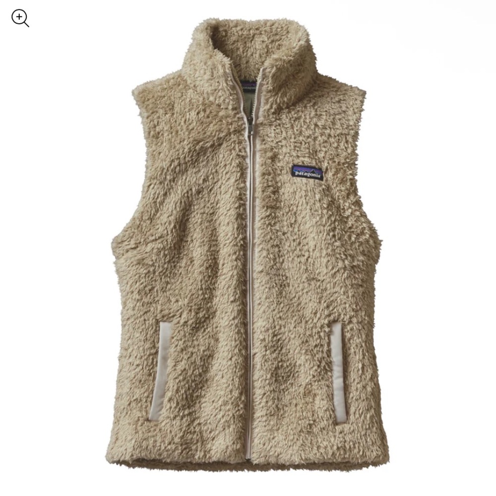Patagonia Los Gatos Vest Sherpa Outerwear Womenโs Small El Cap Khaki Outdoors
